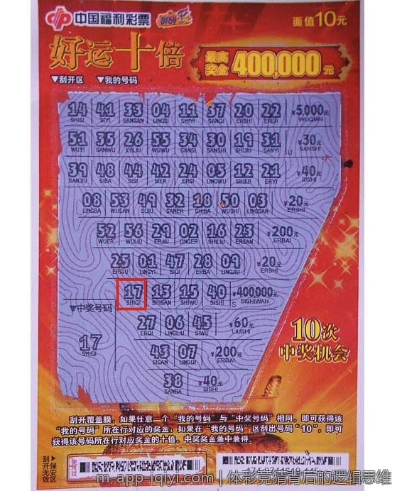 体彩竞猜背后的逻辑思维